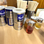 坂内食堂 - 卓上