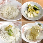 坂内食堂 - ライスとの相性