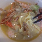 バーミヤン - 渡蟹の上湯幅広麺