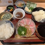 一一 - 柊御膳 ローストビーフ丼と稲庭素麺 2,000円