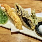 千ふく - 特大海老天ざるそば