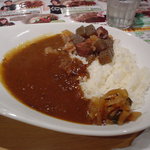 芸能人カレー部  - 牛すじカレー＋ぼっかけ