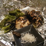 大衆食堂 瓦町ブラン - かぶの網焼き　ゲランドの塩とゆず胡椒で