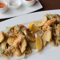 魚介と山菜 春野菜のフリットミスト