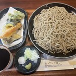 おへそば。 - 天もり蕎麦大盛り1,700円