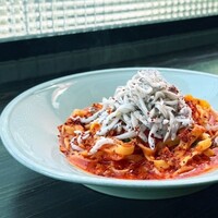 釜揚げシラスのアラビアータ