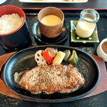 国民宿舎 大城 - ステーキ定食3