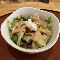 天ぷらふく西 禅と匠 - サラダ
