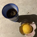Wiggo - 飲みやすいコーヒーは時間をかけた水出し抽出
      orangeシャーベットってこんなに美味しいの⁇
      …って唯一無二の完成度⭐️
      コレだけでも価値あるデザートセット♡
