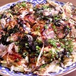 かどや - モダン焼き：豚玉＋チーズ＝1,050円