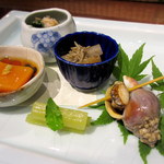 まな板の上の旬　ぽぽぽん - 先付け