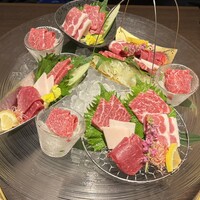 馬桜 下通り店 - 刺し盛り3人前