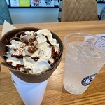 カフェ ボブズ クレープ - 〇チョコ生クリーム 〇生クリーム／追加トッピング 〇こだわり酒場のレモンサワー