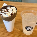 カフェ ボブズ クレープ - 〇チョコ生クリーム 〇生クリーム／追加トッピング 〇こだわり酒場のレモンサワー