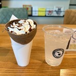 カフェ ボブズ クレープ - 〇チョコ生クリーム 〇生クリーム／追加トッピング 〇こだわり酒場のレモンサワー