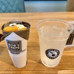 カフェ ボブズ クレープ - ミカンの何かと、こだわり酒場のレモンサワー