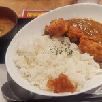 串かつ でんがな - 唐揚げカレー（ごはん大盛り）