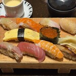 宮城の魚と赤酢のお寿司 魚が肴 仙台PARCO2店 - 広瀬1980円