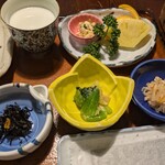 奥阿蘇の宿 やまなみ - 牛乳、切り干し大根、デザートなど