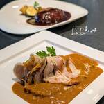 ル　シャン  - 薄切りローストポーク　ジャンジャンブルソース