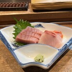 磯ずし - 刺身3点盛り