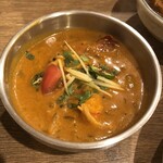カッチャル バッチャル - 南インド海老カレー　ハーフ