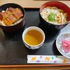 割烹 いいむら - 本日の定食(うなぎ丼＋きつねうどんのセット)