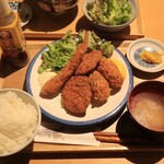 粋 - ミックスフライ定食