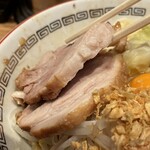 ラーメン豚山 - 豚が薄くなっていた