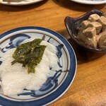 炙一丁 - 長芋と溜醤油チーズ