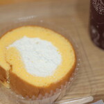 箱根カフェ - 箱根ロール。ドリンクセット。