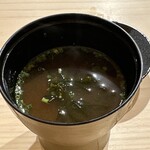 寿し道 桜田 - みそ汁