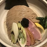 鴨出汁中華蕎麦 麺屋yoshiki - そば風鴨出汁つけ麺（カレー）