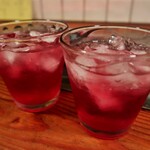 フジヤマ食堂 - 自家製赤紫蘇サワー