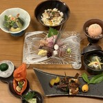 割烹バル あ晴れ - 水無月の献立