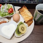 カフェハニー - モーニングセット