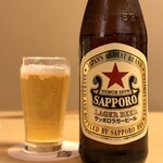 酒場 キクドコロ - ・サッポロラガー赤星［中瓶］750円