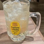 焼肉六角 - メガジョッキ角ハイボール(1100円)(税込)