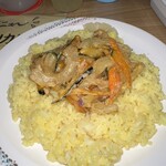 マジックスパイス - ライス&かき揚げ アップ