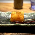 温石 - 水菓子は、甘夏。
      ハマボウという海岸の植物の葉から、ミントのような香りが爽やかさを追加投与してくれます♪