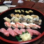 万盛寿し - 宴会のお鮨盛り合わせ