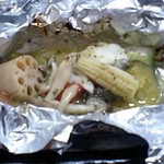 万盛寿し - 白身魚といろいろ野菜のホイル焼き