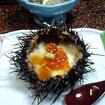 万盛寿し - じゅんさいと雲丹といくらの茶碗蒸し