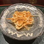 奈良 而今 - 桜海老かき揚げ　三輪素麺