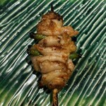 焼鳥 町子 - ハラミ ※ミチッとした歯応えと旨味にニンニクの香りが秀逸