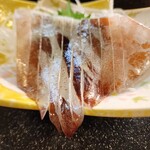 えび寿し - 刺身 いかの耳