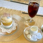 オフロード - ランチ　デザート、アイスティー