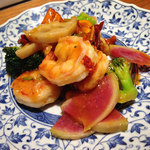 恵美寿 - 大エビの炒めたもの