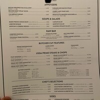 Morton's The Steakhouse 丸の内 - メニューに私の名前と日付が入っていてビックリ。