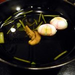 炭焼うな富士 - 肝吸です。上品な味付けの肝吸でしたよ。